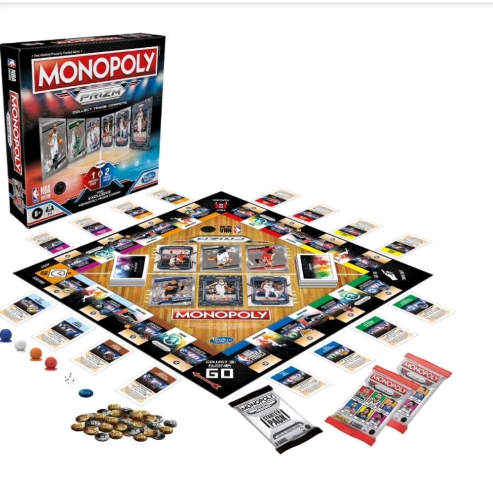 Monopoly Prizm: NBA Edition Game Factory Sealed New